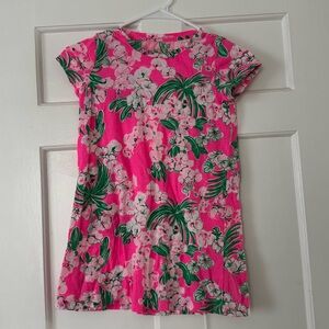 Lilly Pulitzer Pink Floral Kids Dress